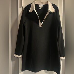 H&M cream and black dress Large. Chic, Work Wear, Date night